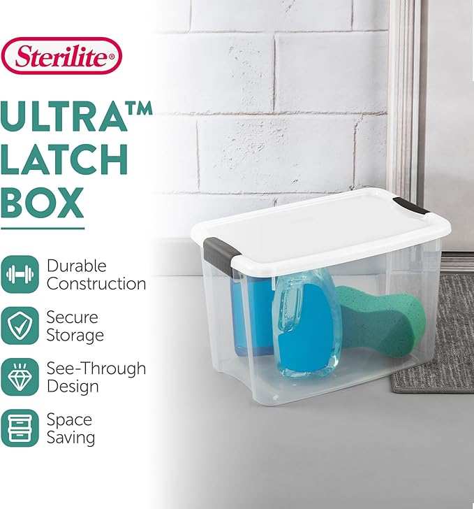 Sterilite 24-Pack Ultra Latching Box