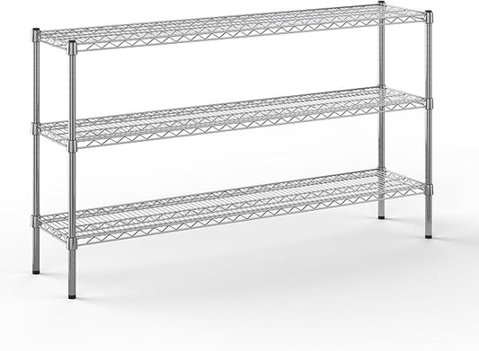 Regal Altair 14" Deep x 60" Wide x 34" Height Wire Shelving Kit | 3-Tier | NSF Commercial Storage Rack Unit