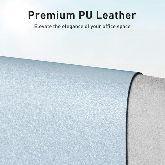 Aothia 48" × 17" PU Leather Desk Pad — Extra-Large, Non-Slip