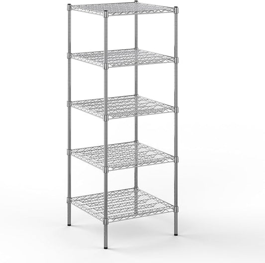Regal Altair 24" Deep x 24" Wide x 64" Height Wire Shelving Kit | 5-Tier | NSF Commercial Storage Rack Unit