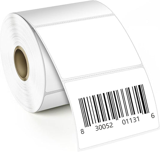 L LIKED 3" x 2" Blank Removable Labels with No Residue, Water and Oil Resistant, Use for Both Home and Office (1 Roll, 700 Labels)