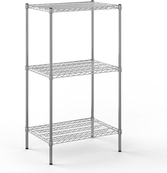 Regal Altair 21" Deep x 30" Wide x 54" Height Wire Shelving Kit | 3-Tier | NSF Commercial Storage Rack Unit