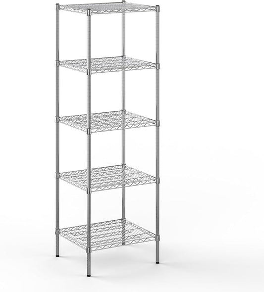 Regal Altair 21" Deep x 24" Wide x 74" Height Wire Shelving Kit | 5-Tier | NSF Commercial Storage Rack Unit