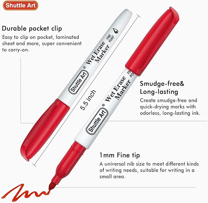Shuttle Art Wet Erase Markers