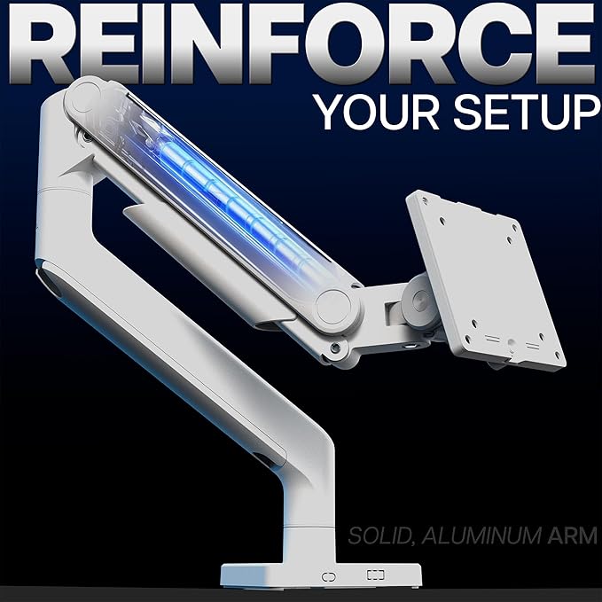 VIVO Heavy-Duty Aluminum Tension Arm for Ultrawide Monitors up to 49"