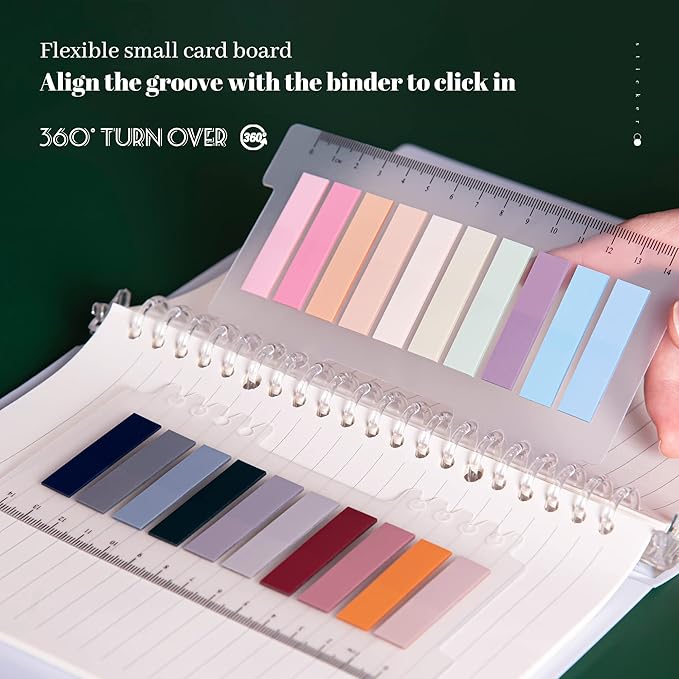Golcellia Sticky Tabs / Index Tabs — 70 Colors, 1,400 Pieces