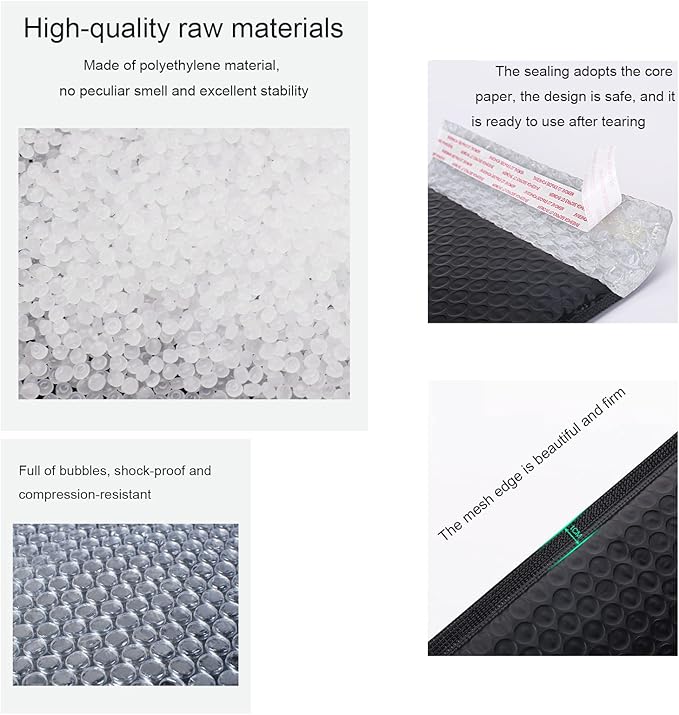 Bubble Mailer Padded Poly Mailers MEIANJU Envelopes Packaging Mailing Envelope Bags Shipping Bag Mail Packing Business Supplies, L13xW10 inch blue 25-Pack