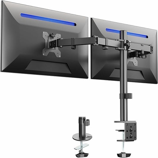 VIVO Dual Monitor Desk Mount (Black)