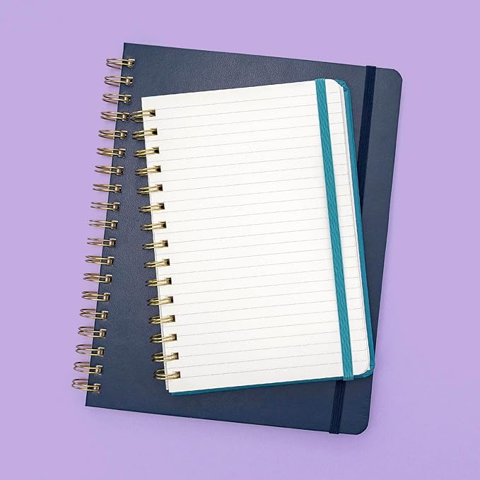 PAPERAGE Lined Spiral Journal Notebook — B5