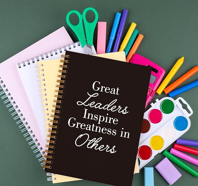 OXW Boss Gifts, Leadership Gifts Notebook Journal, Cool Gifts for Bosses, Thank You Gifts for Women Men Coworkers, Appreciation Gifts for Boss Leader Mentor Supervisor Manager(5.5'' X 8.3'')