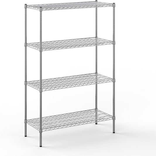 Regal Altair 18" Deep x 42" Wide x 64" Height Wire Shelving Kit | 4-Tier | NSF Commercial Storage Rack Unit