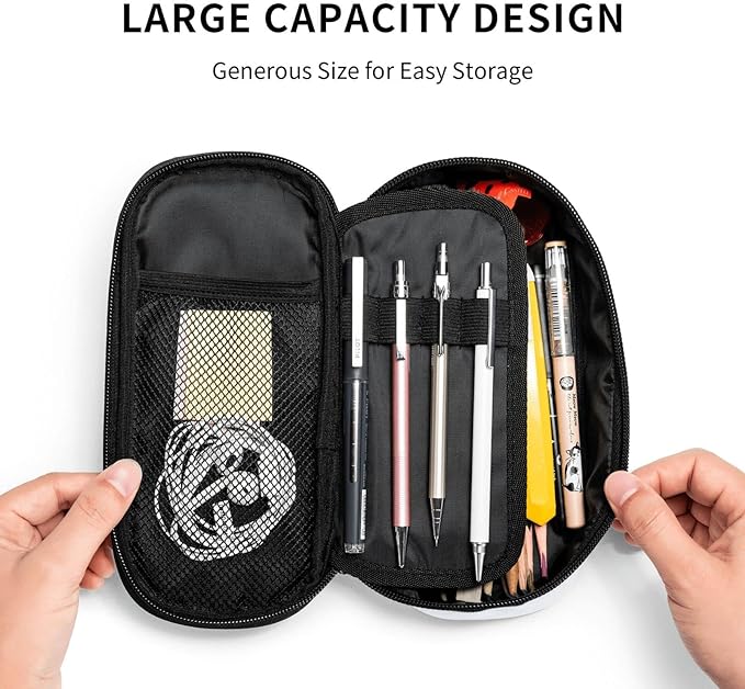 WLRUEZN Custom Pencil case With Photo/Text/Name Personalized Pen Bag Design Your Own Pencil Box Customized Large Capacity Zipper Pencilcase For Office Travel Cosmetic Bags