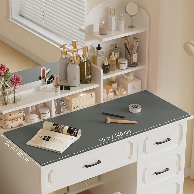 Aothia Leather Desk Pad Protector — Green