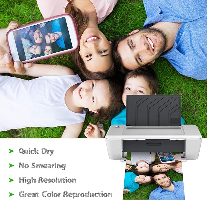 Koala Ultra Premium Photo Paper 8.5 x 11 In Luster Photo Printer Paper for Inkjet Printer Water-Resistant Soft Gloss 72lb 50 Sheets