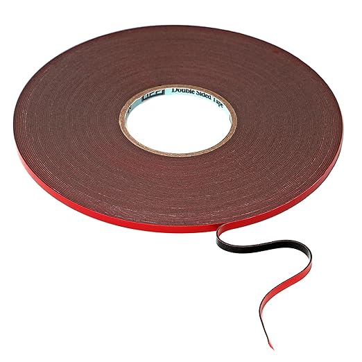 HPP Double Sided Tape, Heavy Duty Tape, Strong and Permanent for Outdoor and Indoor (0.25in x36yard)