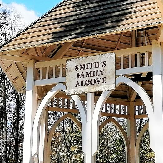 Rustic Custom Sign, Personalized Metal Signs, Gifts for Him Men Dad, Man Cave, Indoor and Outdoor Use 18x24 Inches, ACM, Fade Resistant, Made in USA
