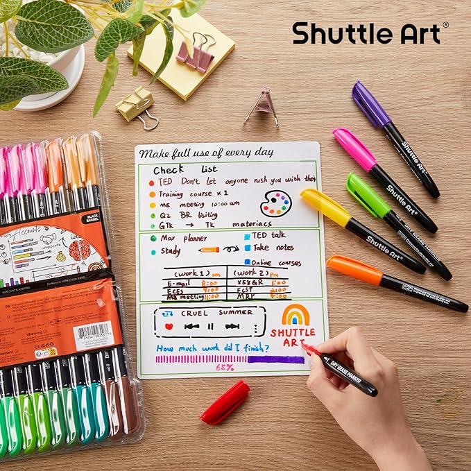 Shuttle Art Dry Erase Markers (32 Pack)