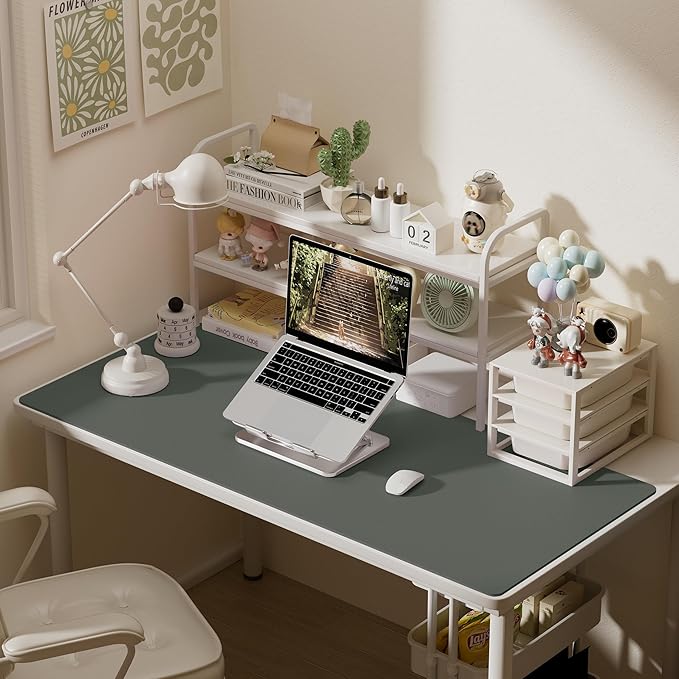 Aothia Leather Desk Pad Protector — Green