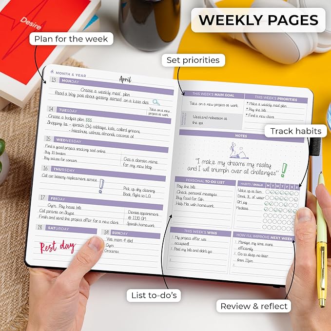 Clever Fox Planner 2nd Edition (Black, A5)
