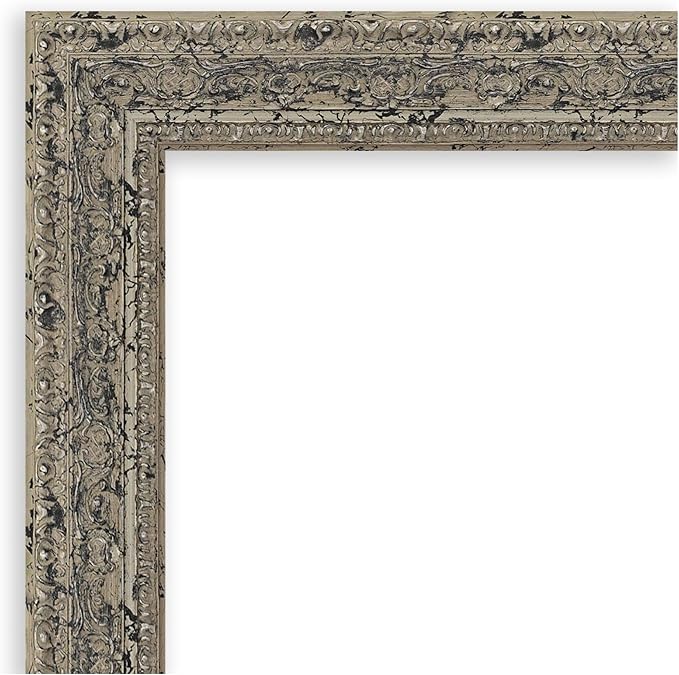 Amanti Art Silver Framed Magnetic Board 17x23 Small Vision Board for use with Magnets, 100% Metal Sheet to Display Items as Office Decor or for Home Organization in mudroom, Kitchen or Kids Room