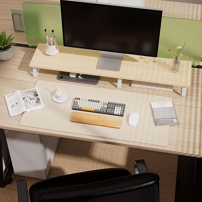 Aothia Dual-Sided Desk Mat — Beige
