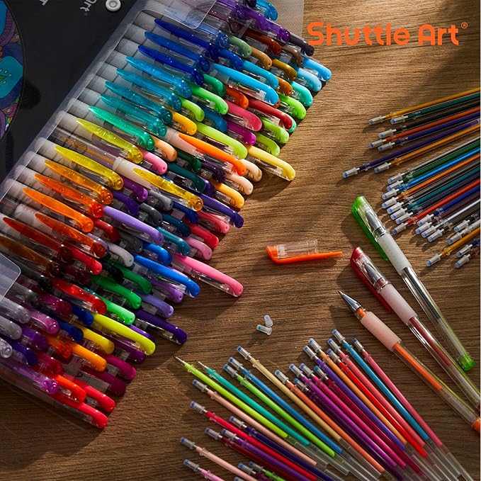 Shuttle Art 260 Pack Gel Pens Set (260 Pack)