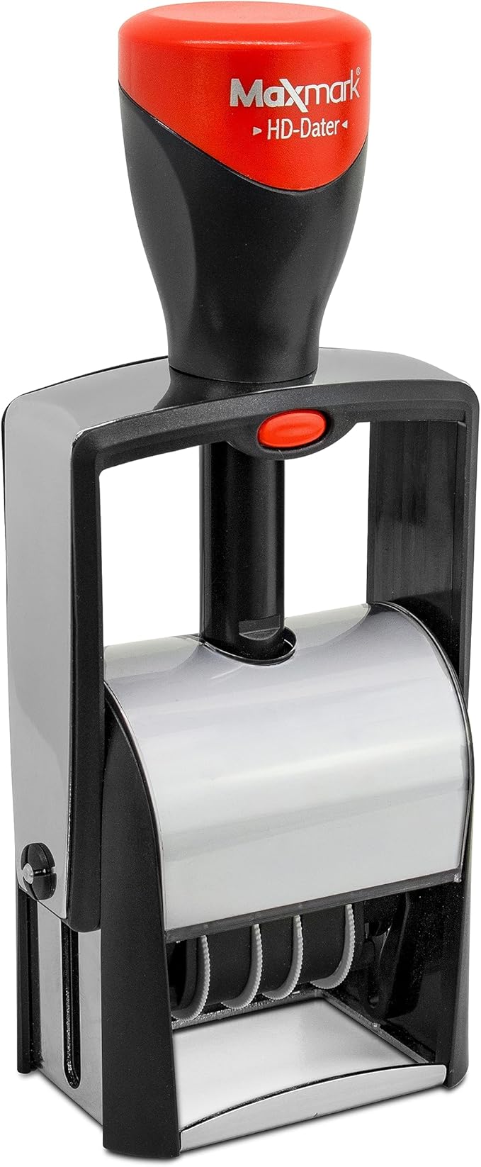 MaxMark Heavy Duty Self Inking Date Stamp with Phrase Mailed - Black Ink