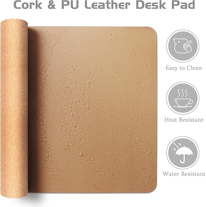 Aothia Dual-Sided Leather Desk Mat