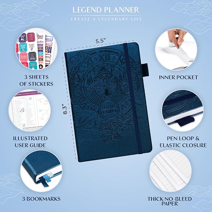 Legend Planner (Mystic Blue, A5)