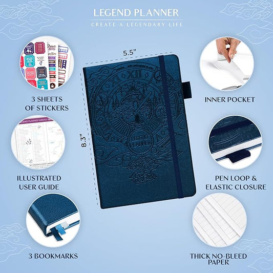 Legend Planner (Mystic Blue, A5)