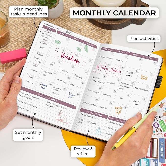 Clever Fox Planner 2nd Edition (Black, A5)