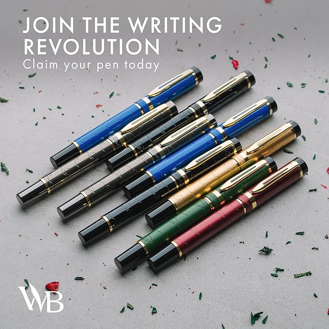 Wordsworth & Black Primori Fountain Pen Set [Black Gold] (Black)