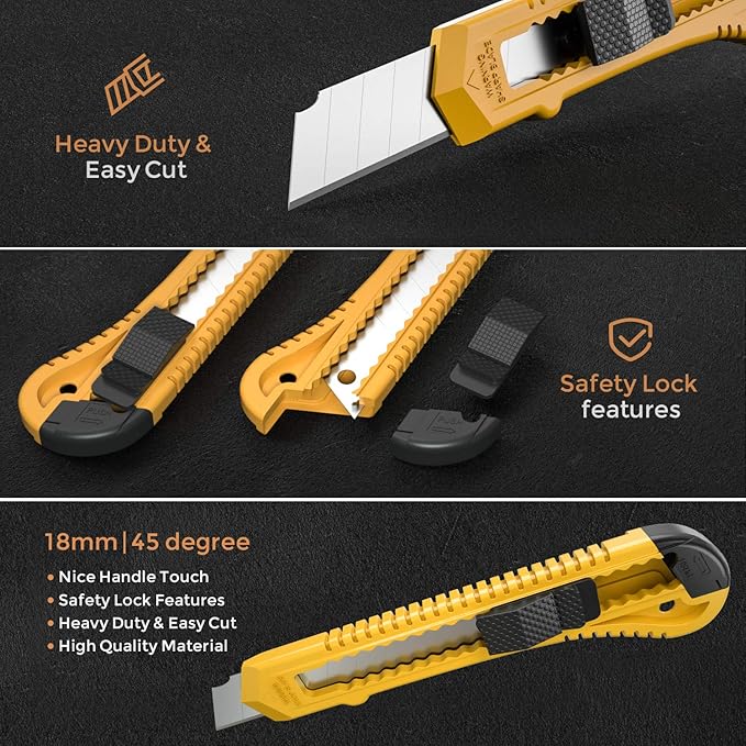 Nicpro 10 Pack Utility Knife Set (10 Pack)