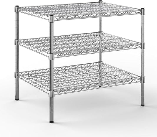 Regal Altair 24" Deep x 30" Wide x 27" Height Wire Shelving Kit | 3-Tier | NSF Commercial Storage Rack Unit