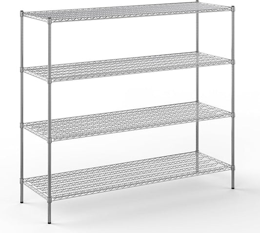 Regal Altair 24" Deep x 72" Wide x 64" Height Wire Shelving Kit | 4-Tier | NSF Commercial Storage Rack Unit