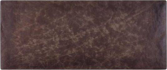 Node Leather Calfskin Leather Desk Pad – Executive Office Desk Mat with Non-Slip Bottom – Smooth Surface for Mouse & Keyboard – Wide Desk Protector 15 3/4" x 38"