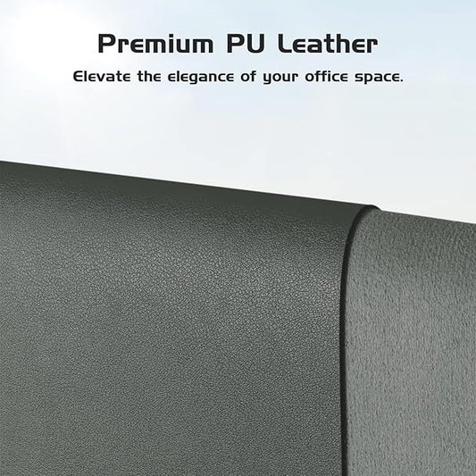 Aothia Leather Desk Pad Protector, Office Desk Mat, Large Mouse Pad, Laptop Desk Pad, Non-Slip PU Leather Desk Blotter, Waterproof Desk Writing Pad for Office and Home (Jungle Green, 47" x 24")