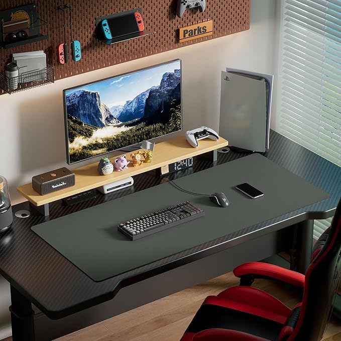Aothia Leather Desk Pad Protector — Green