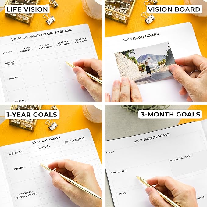 Clever Fox Planner PRO Light (Black, 8.5x11)
