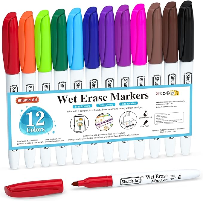 Shuttle Art Wet Erase Markers