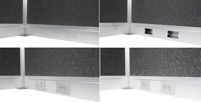 Versare Pre-Configured Hush Panel Electric Cubicle
