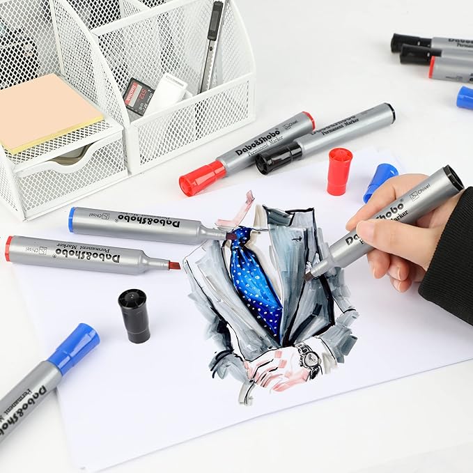 Dabo&Shobo Permanent Markers 24 Count (24 Count)