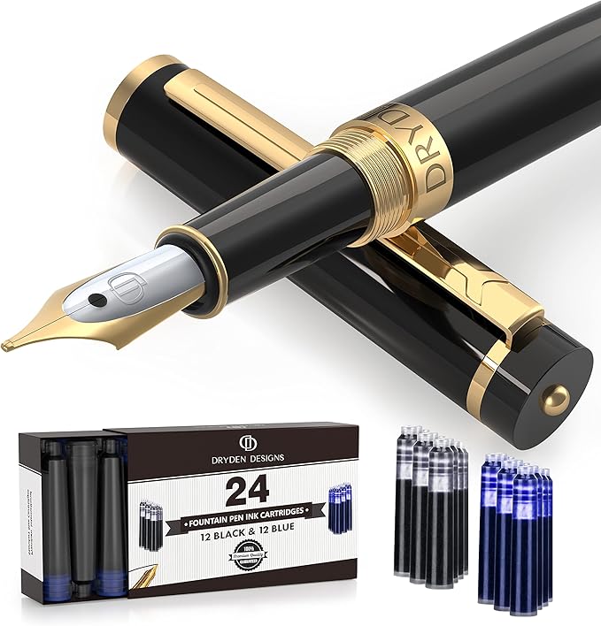 Dryden Designs Fountain Pen Intense Black
