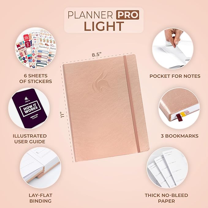 Clever Fox Planner PRO Light (8.5x11)