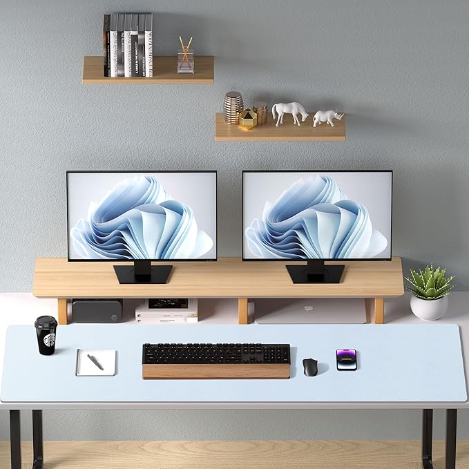 Aothia 48" × 17" PU Leather Desk Pad — Extra-Large, Non-Slip