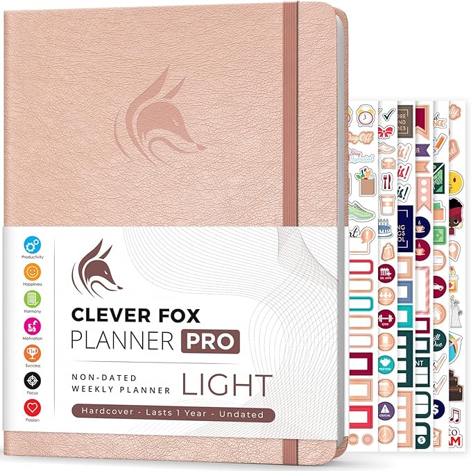 Clever Fox Planner PRO Light (8.5x11)