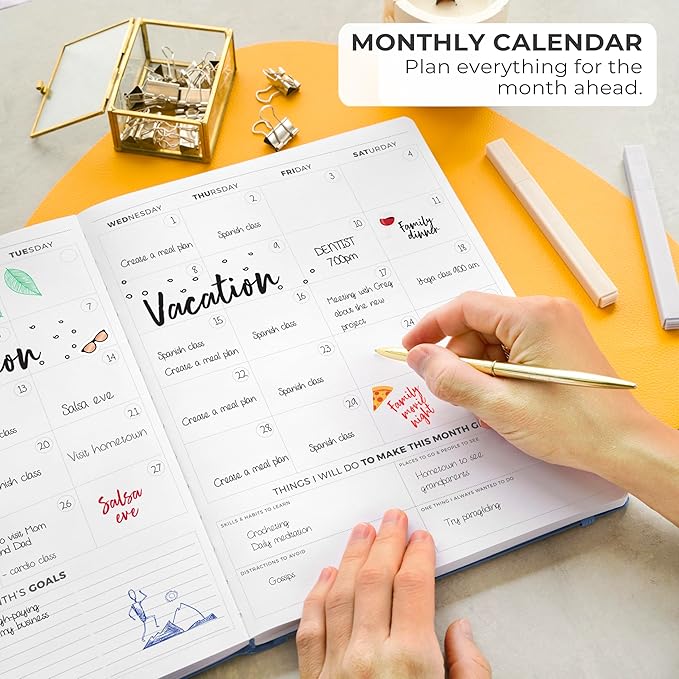 Clever Fox Planner PRO Light (Mystic Blue, 8.5x11)