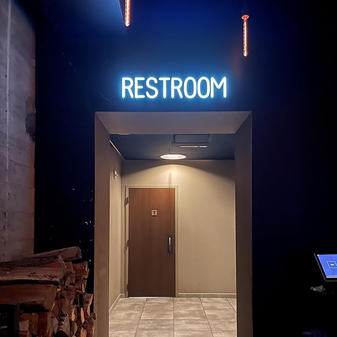 SpellBrite EXIT Sign | Directional Sign with Neon Look, White LED Light Source | 14.1" x 6.3"
