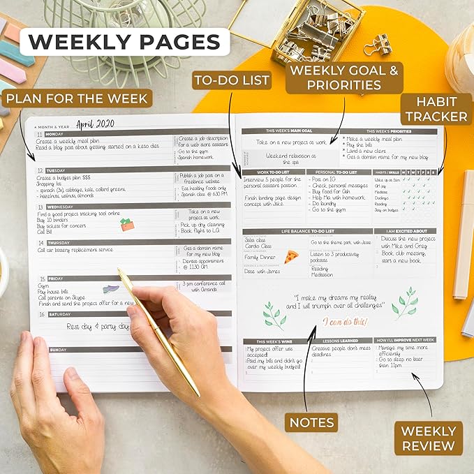 Clever Fox Planner PRO (Pearl, 8.5x11)