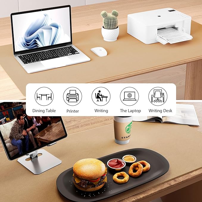 Aothia Dual-Sided Leather Desk Mat
